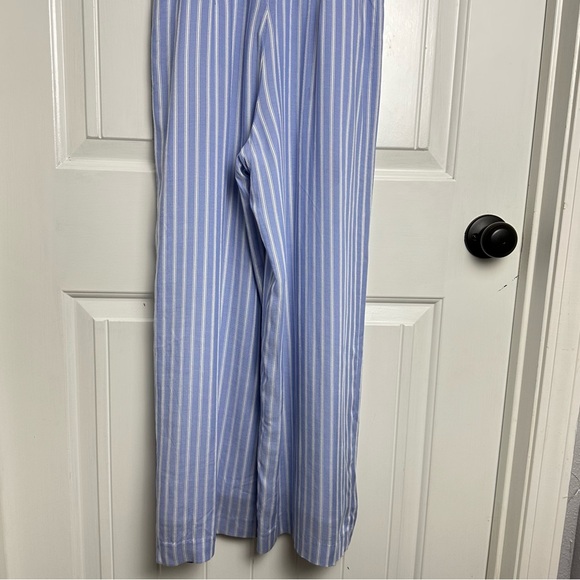 J. Crew preppy white and blue striped jumpsuit size 00 - Picture 6 of 8